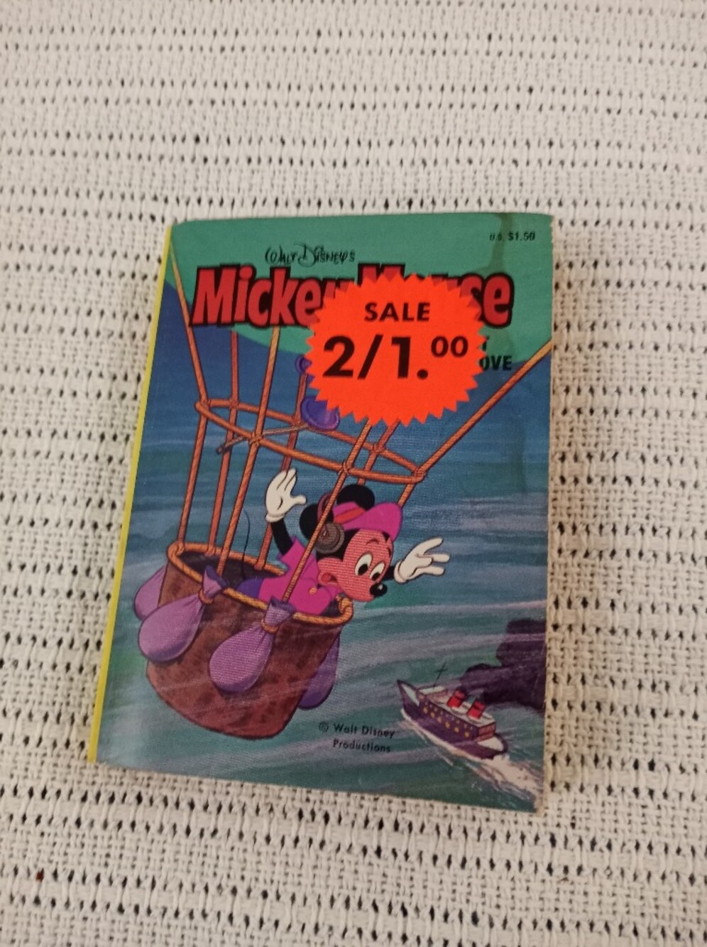 Vintage 1980 MICKEY MOUSE A Big Little Book